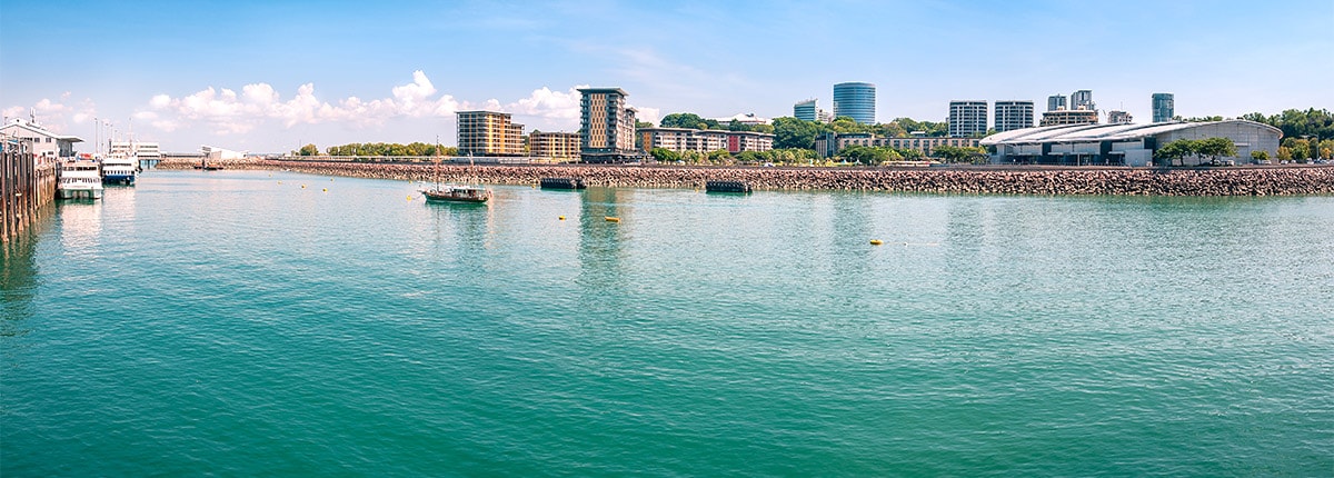 Darwin, Australia harbour during the day.