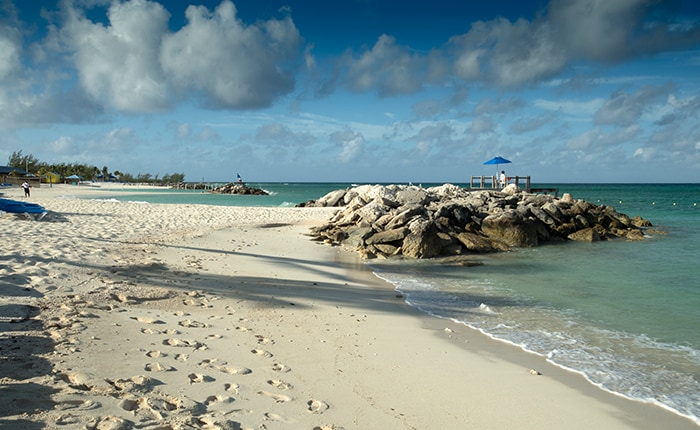 view of the beach at princess cays
