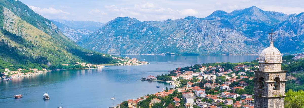 Kotor Bay in Kotor, Montenegro