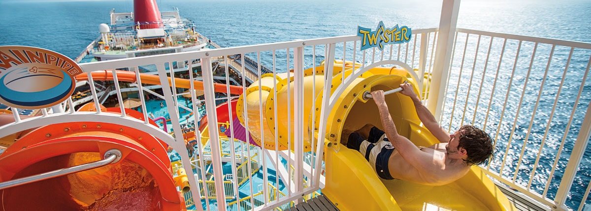 carnival spirit cruise water slide