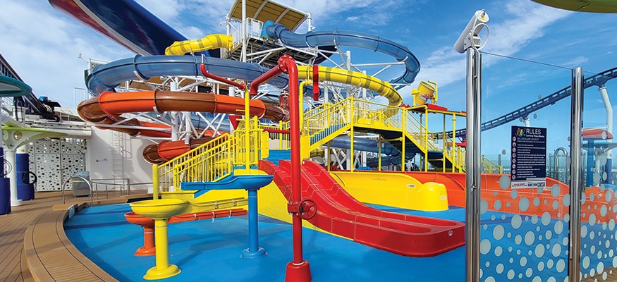 The Ultimate Playground with slides.