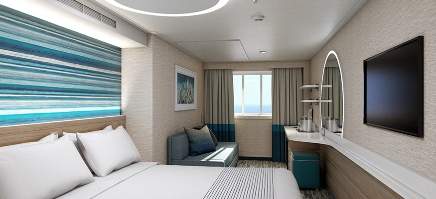 carnival jubilee ocean view stateroom facing window