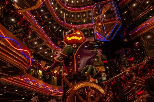 halloween boos cruise on carnival radiance