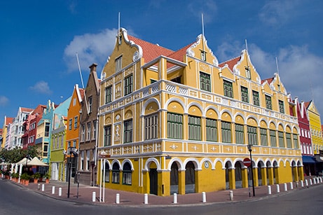 Penha Building in Willemstad Curacao