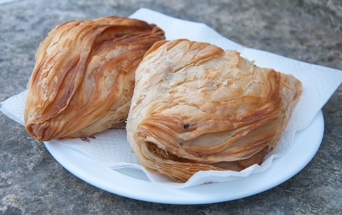 pastizzi, a popular maltese pastry